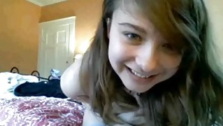 Two teen whores posing on webcam